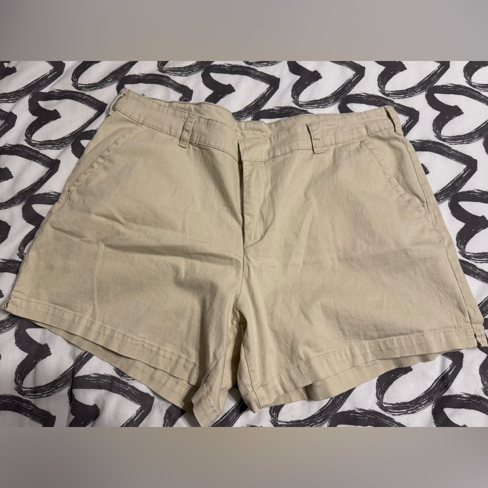 Lane Bryant Beige Cargo Shorts